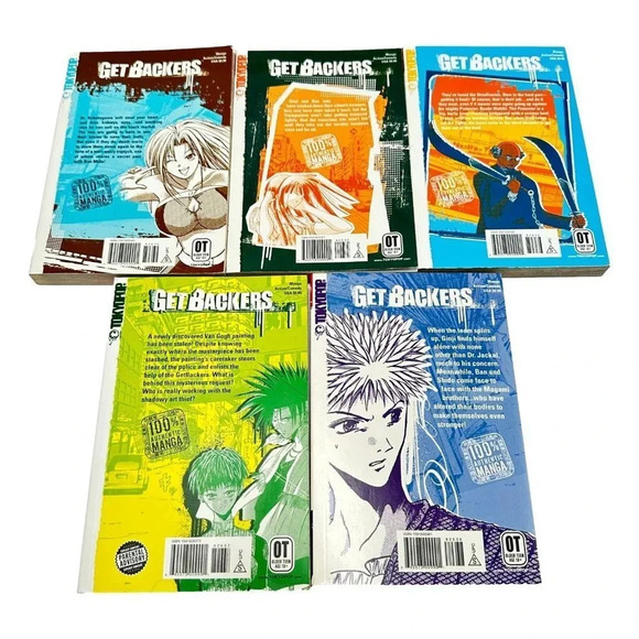 Get Backers Lot 5 Graphic Novel Lot 5 Vol 2 3 4 5 6 Yuya Aoki English - Picture 2 of 6